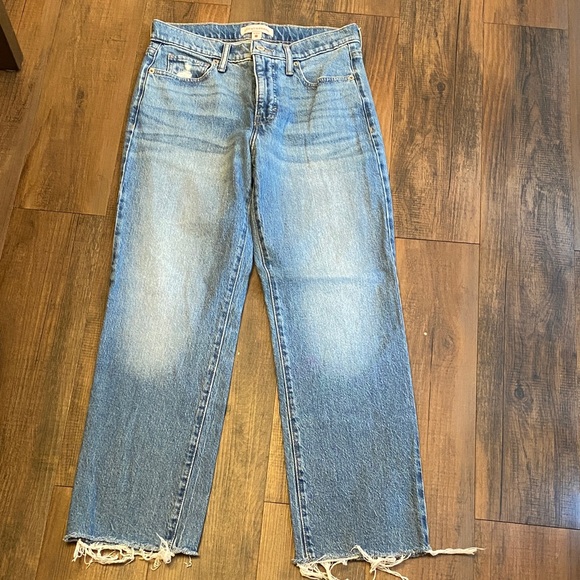 Lucky Brand Light Blue Frayed Hem Jeans - Picture 4 of 9